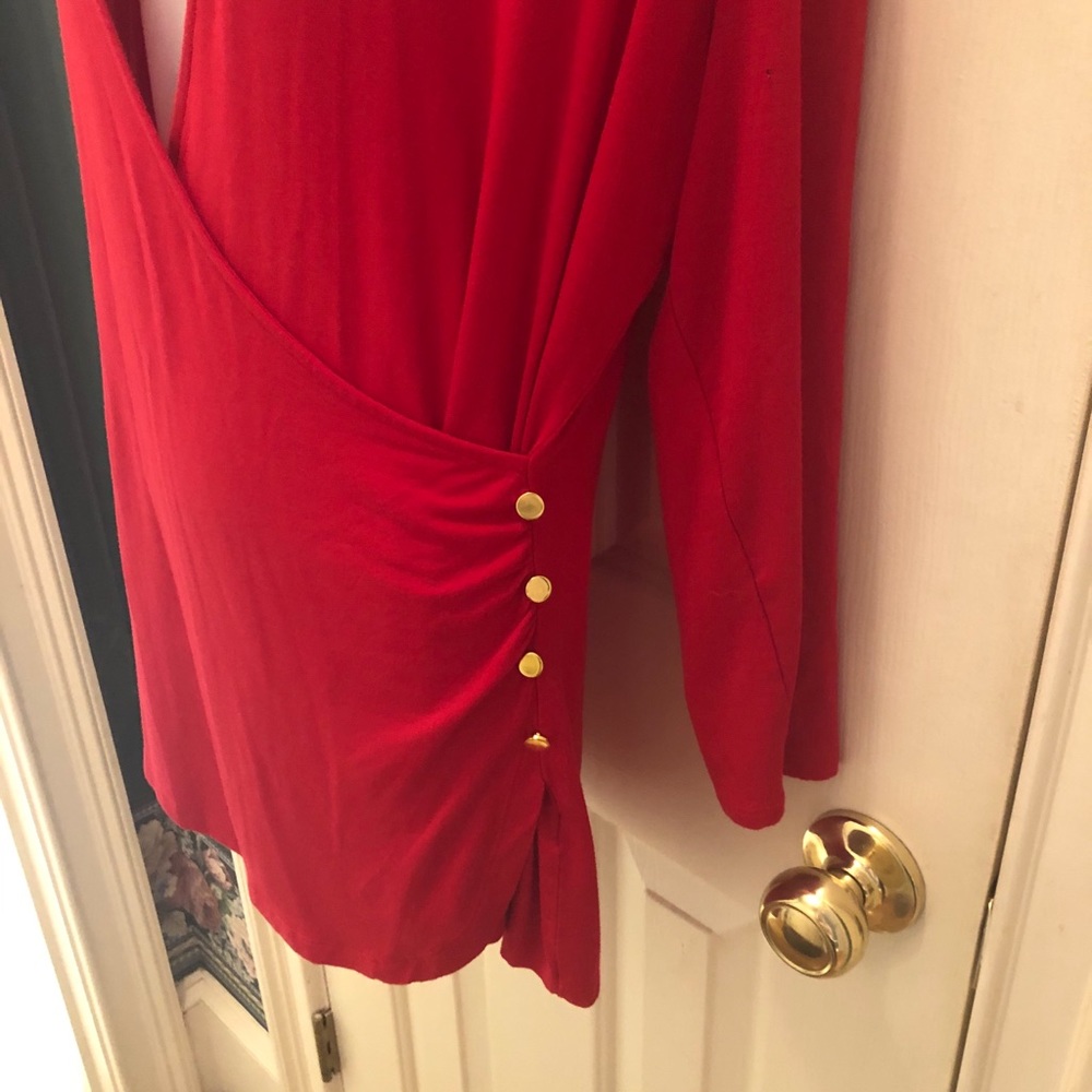 Madison Red Blouse